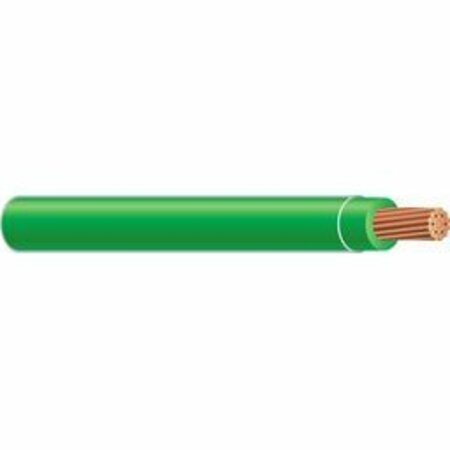 SOUTHWIRE 8 AWG UL THHN Building Wire, Bare copper, 19 Strand, PVC, 600V, Green, Sold by the FT 20492505